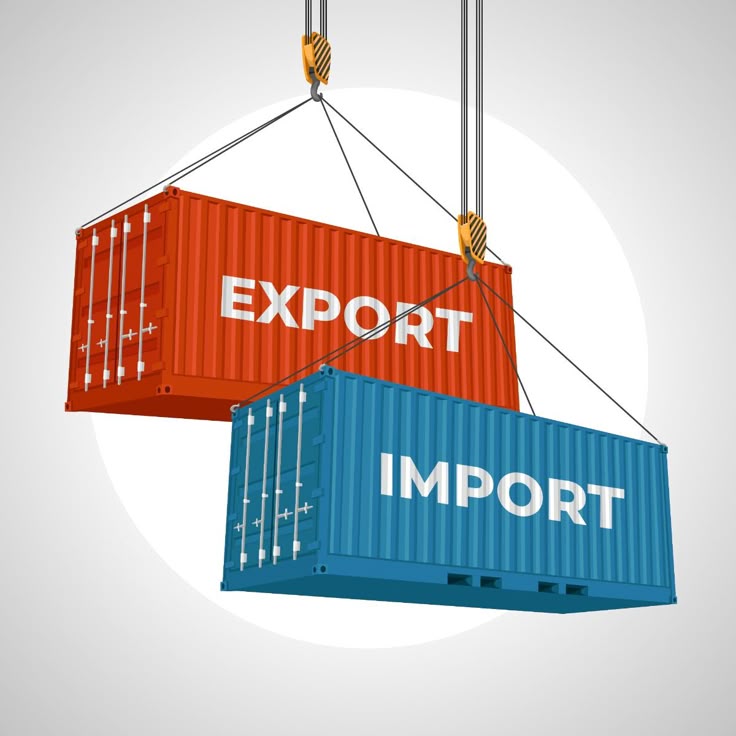 Import and export container logistics